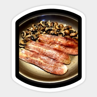 Mushroom Bacon Onions Sticker